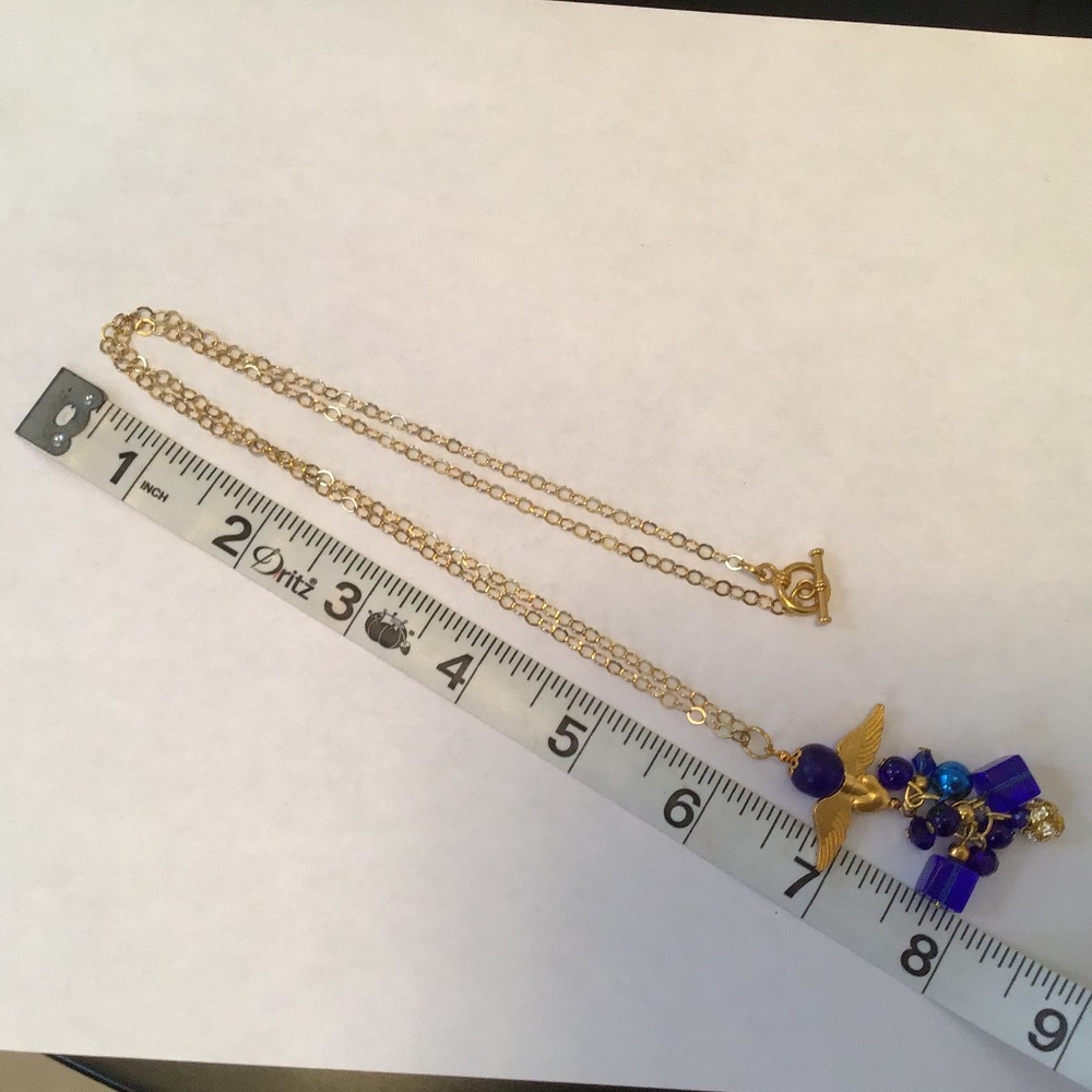 Beautiful Blue beaded Set - Picture 5 of 7